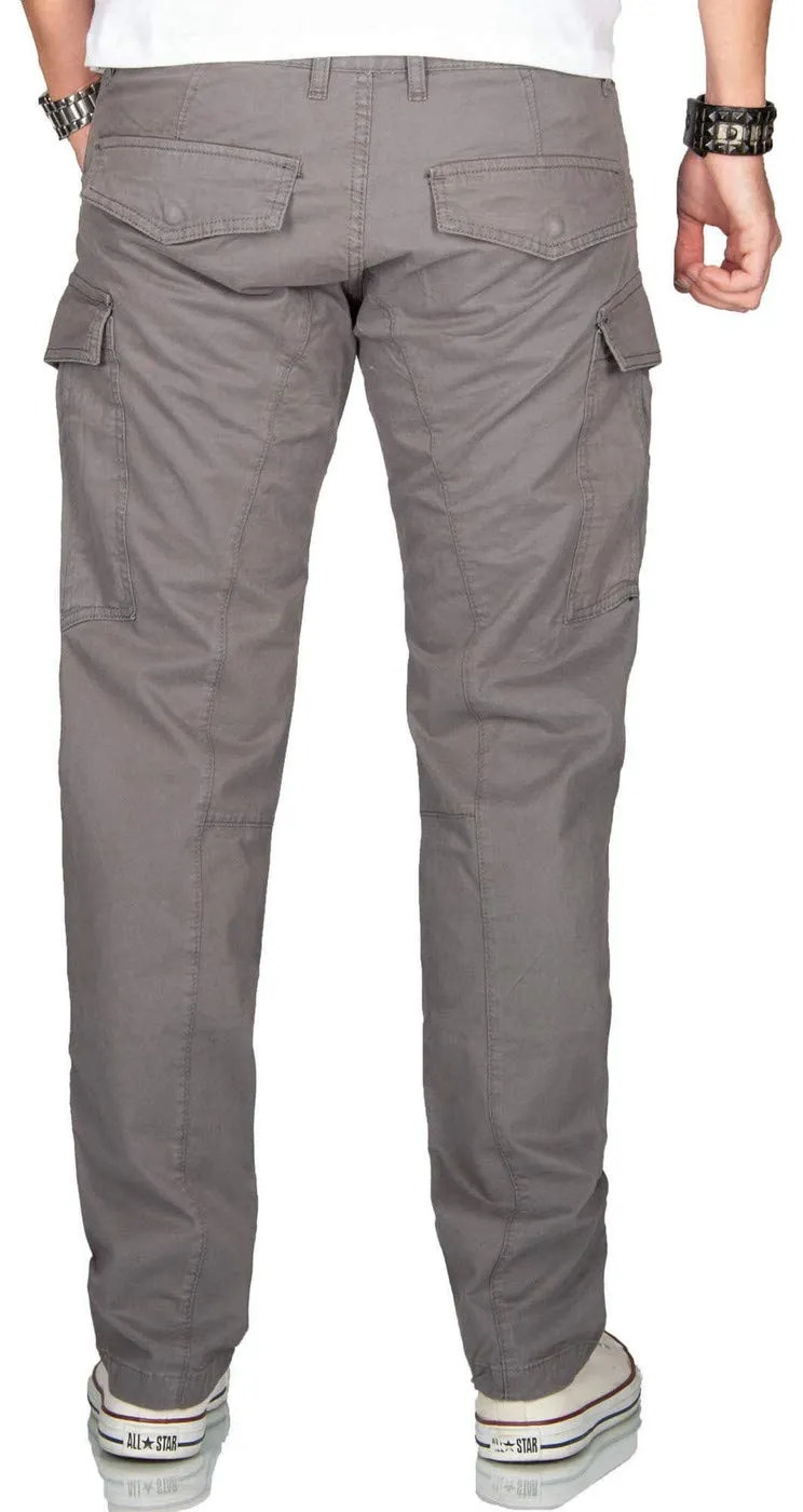 Alessandro Salvarini AS-032 Cargohose Stretch Schwarz