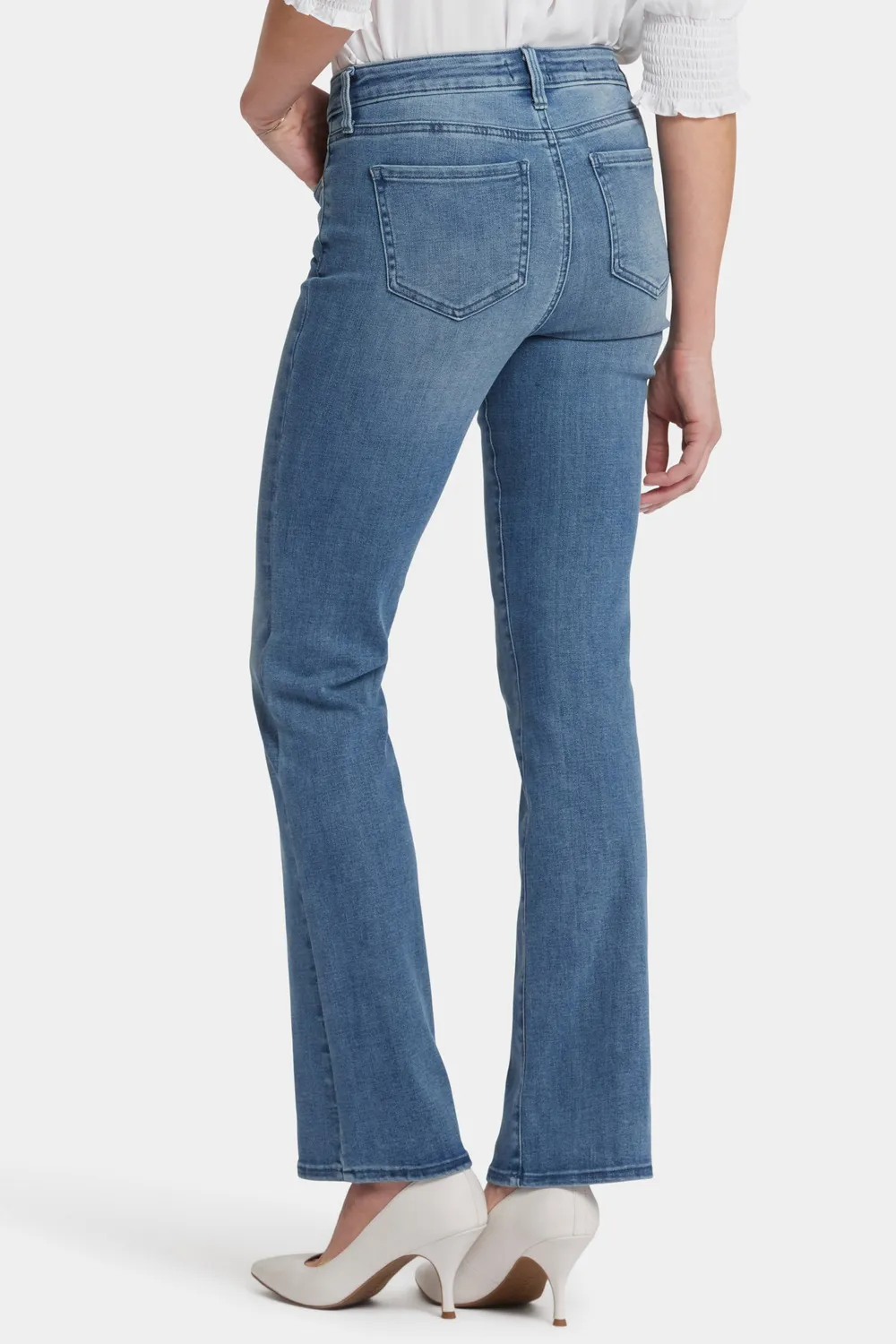 NYDJ Barbara Bootcut Jeans Brickell Blau formend