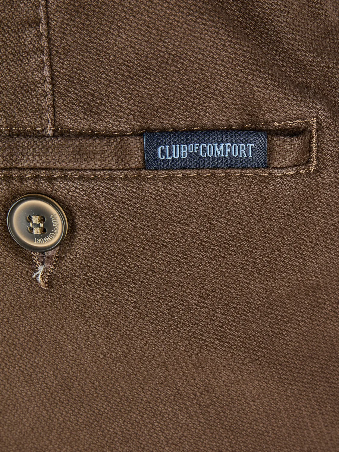 Club of Comfort Foxx 8212 Chino braun Slim Fit