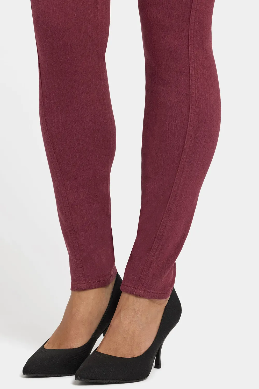 NYDJ Ami Skinny Jeans True Burgundy 8