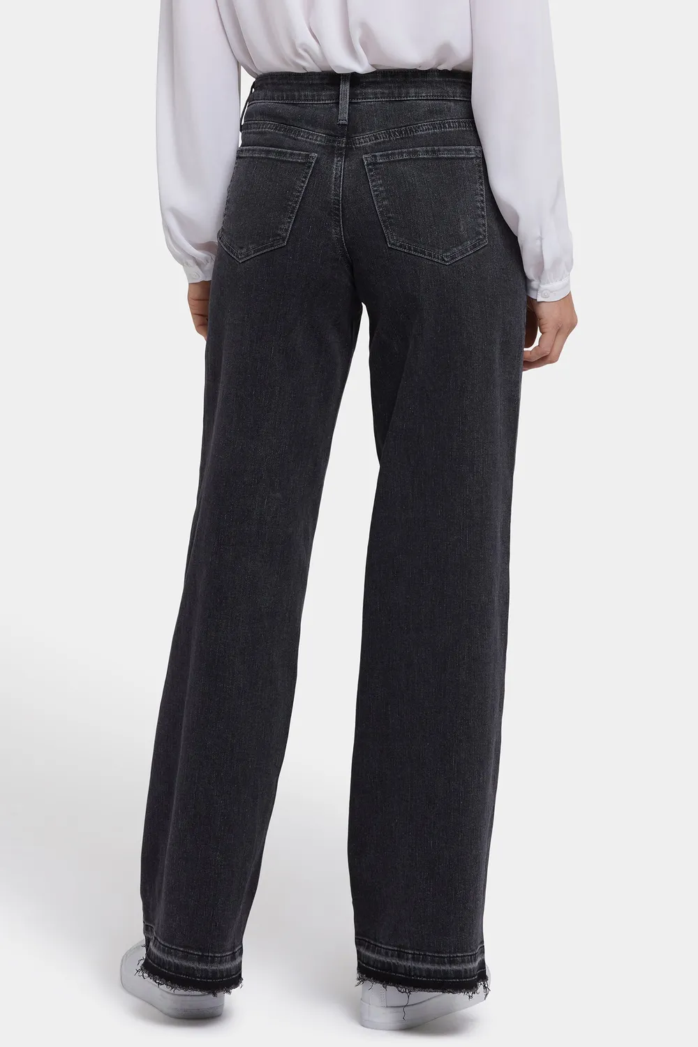 NYDJ Teresa Wide Leg Jeans Slate Stone Grau