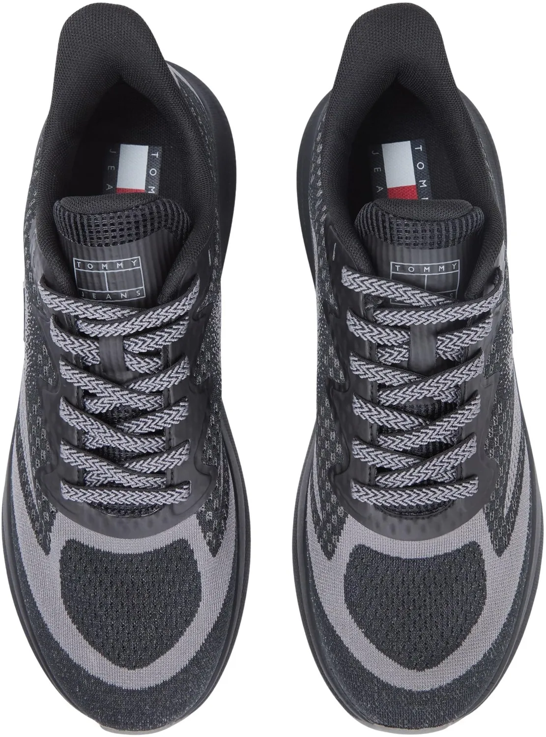 Tommy Jeans Runner Knitted EM0EM01713 Sneaker Größe 45 schwarz