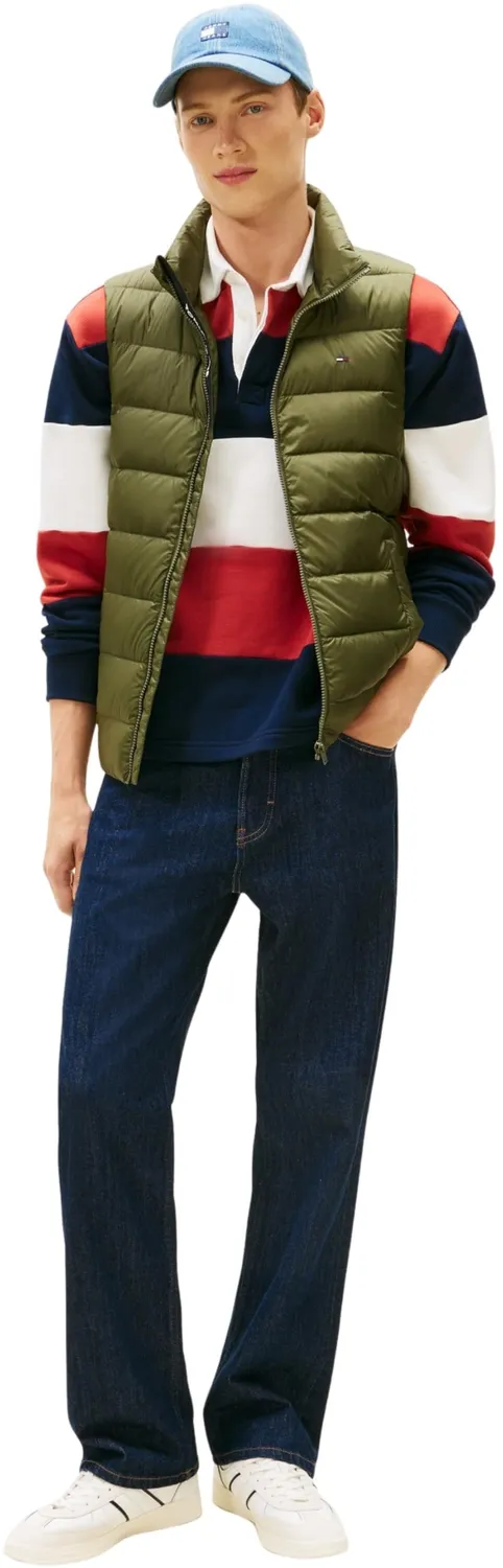 Tommy Jeans Down Leicht Weste Herren Schwarz