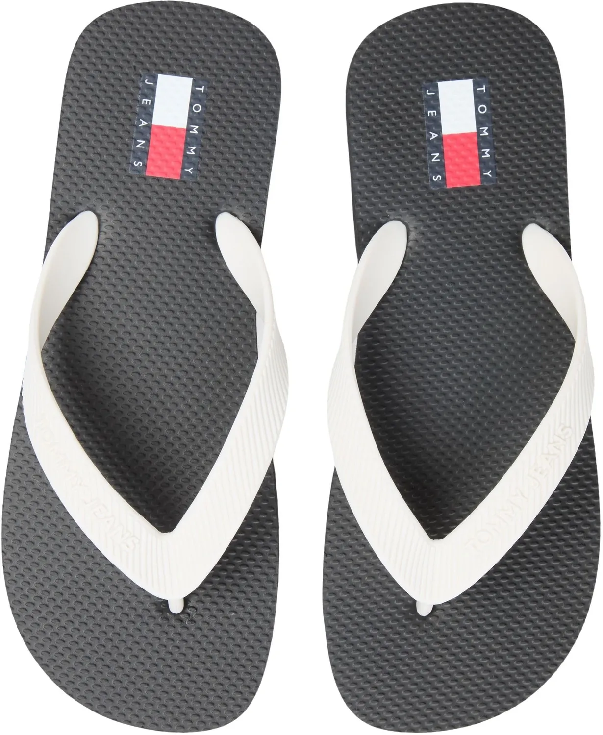Tommy Jeans Summer Flip Flops 37 schwarz-ecru Logo