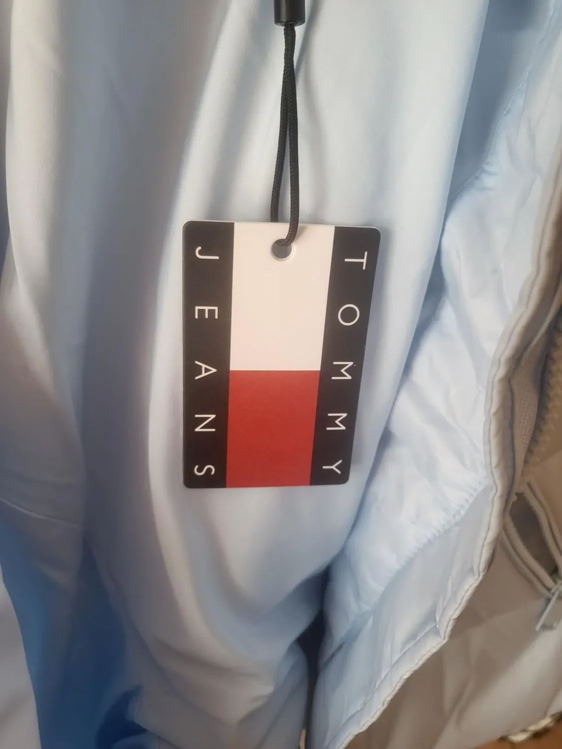 Tommy Jeans Pufferjacke Hooded M Kapuze schwarz