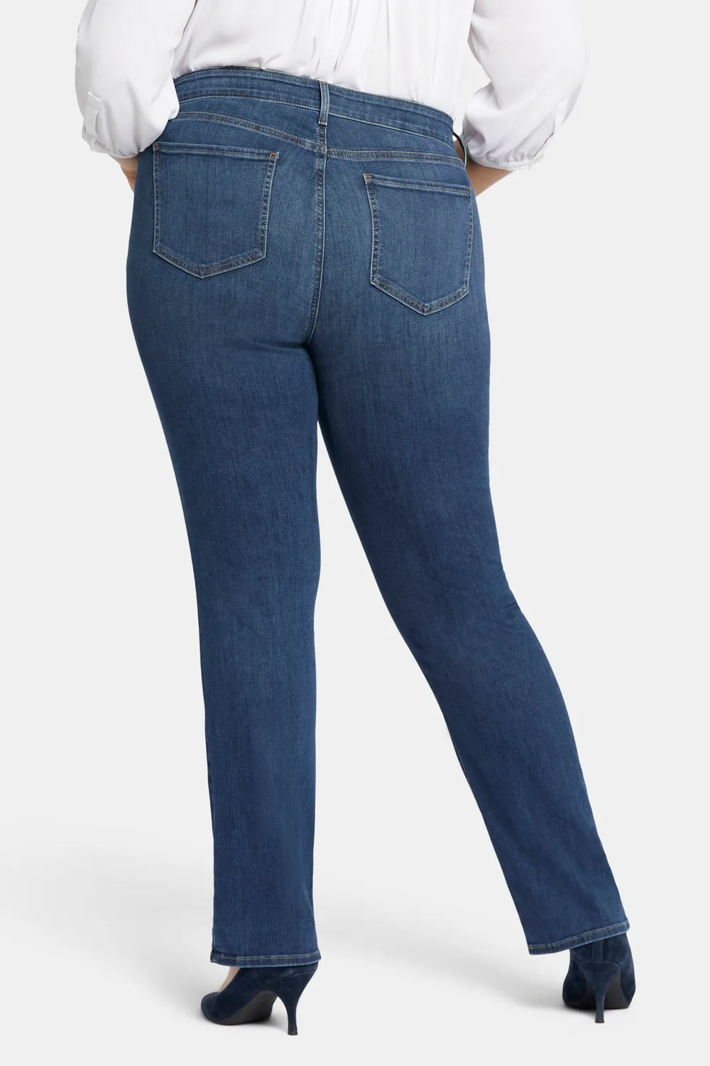 NYDJ Marilyn Straight Jeans Cooper Plus gerade