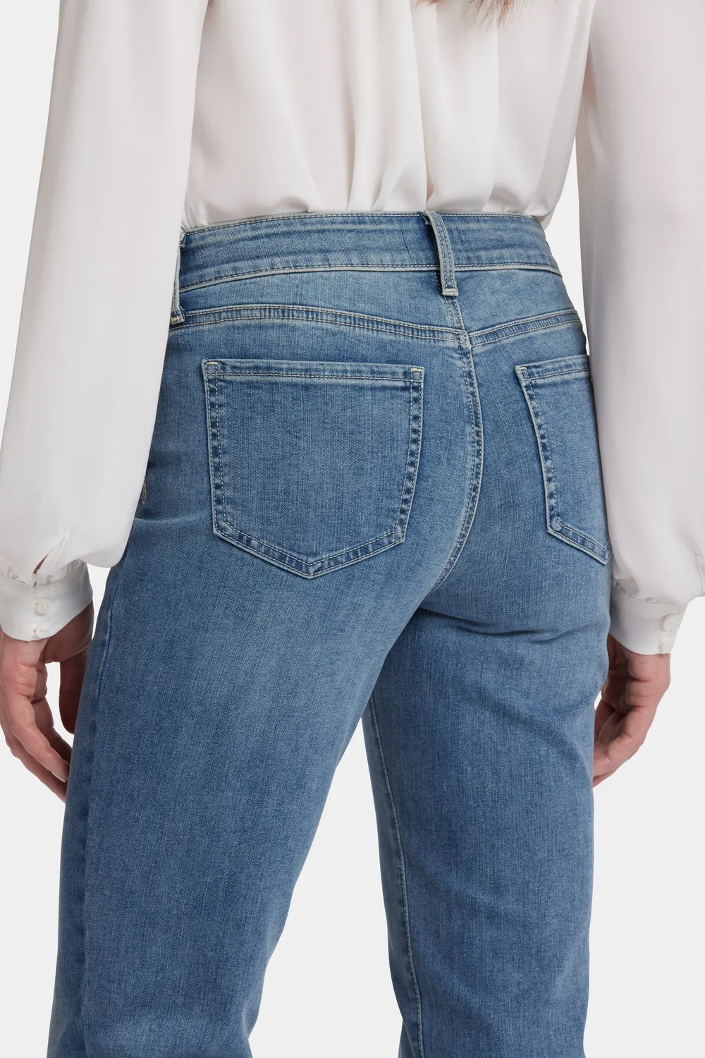 NYDJ Marilyn Straight Jeans Petite Heyburn Wash gerader Schnitt