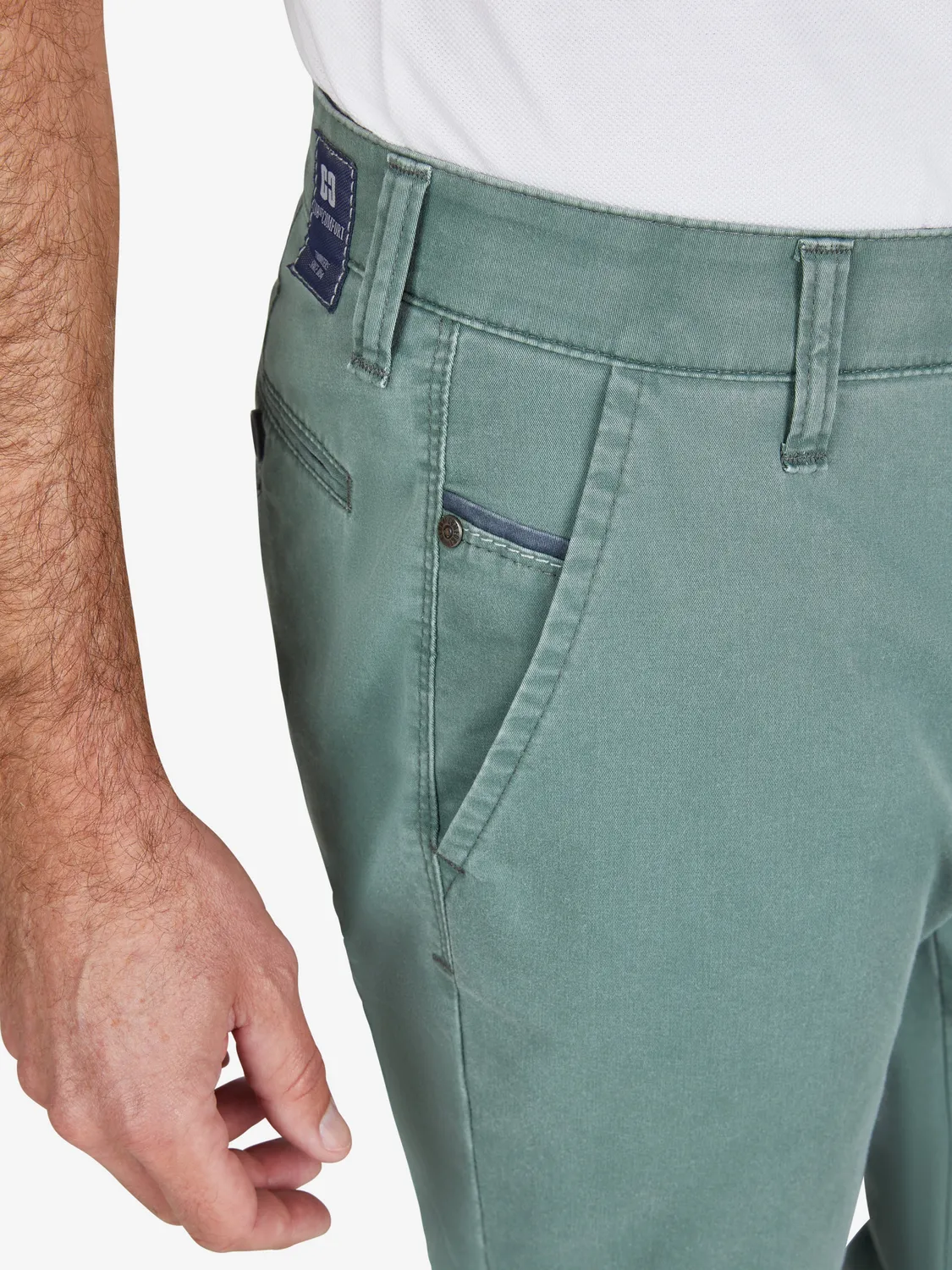 Club of Comfort GARVEY 7323 Chino blau-grün Coolmax
