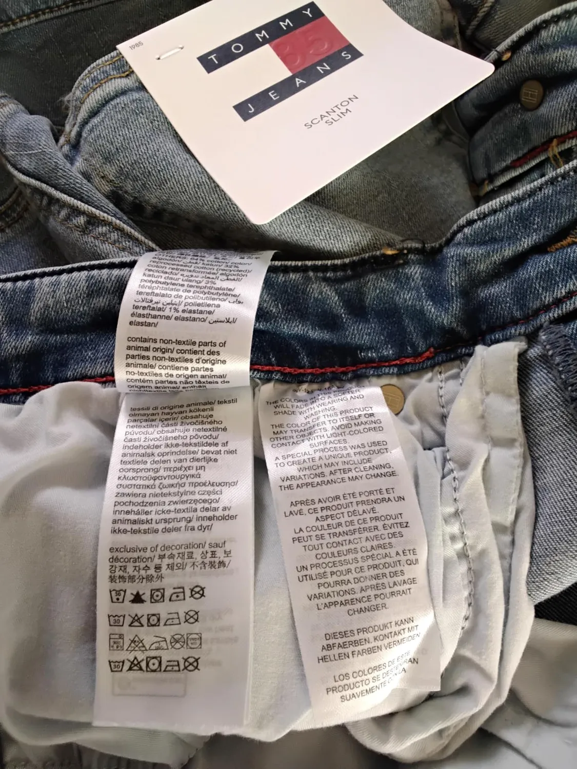 Tommy Jeans Scanton DM0DM23347 Slim Jeans 29W/34L Herren