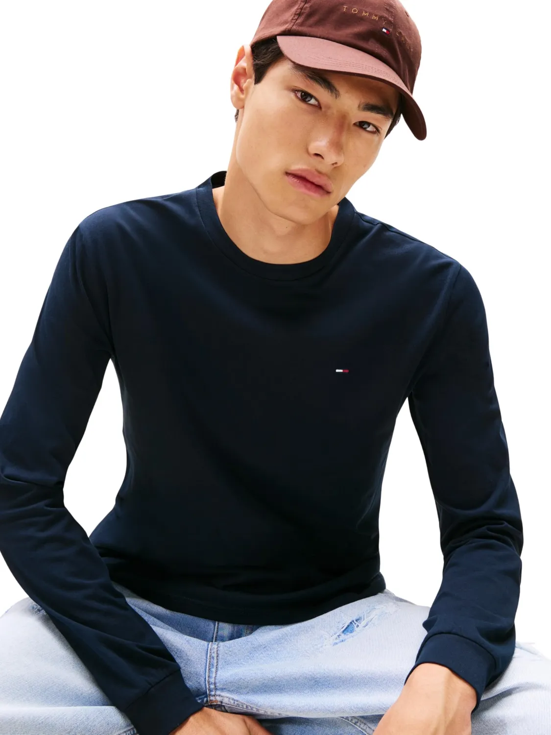 Tommy Jeans Slim Langarmshirt 2er Pack 4XL Rundhals