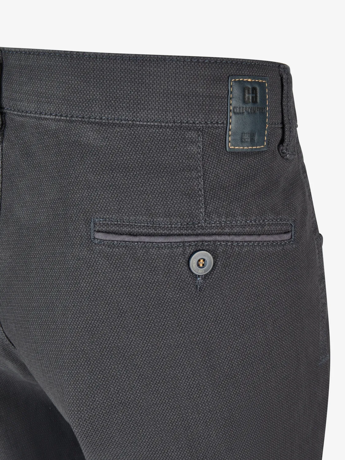 Club of Comfort Marvin 8214 Herrenhose dunkelgrau Stretch