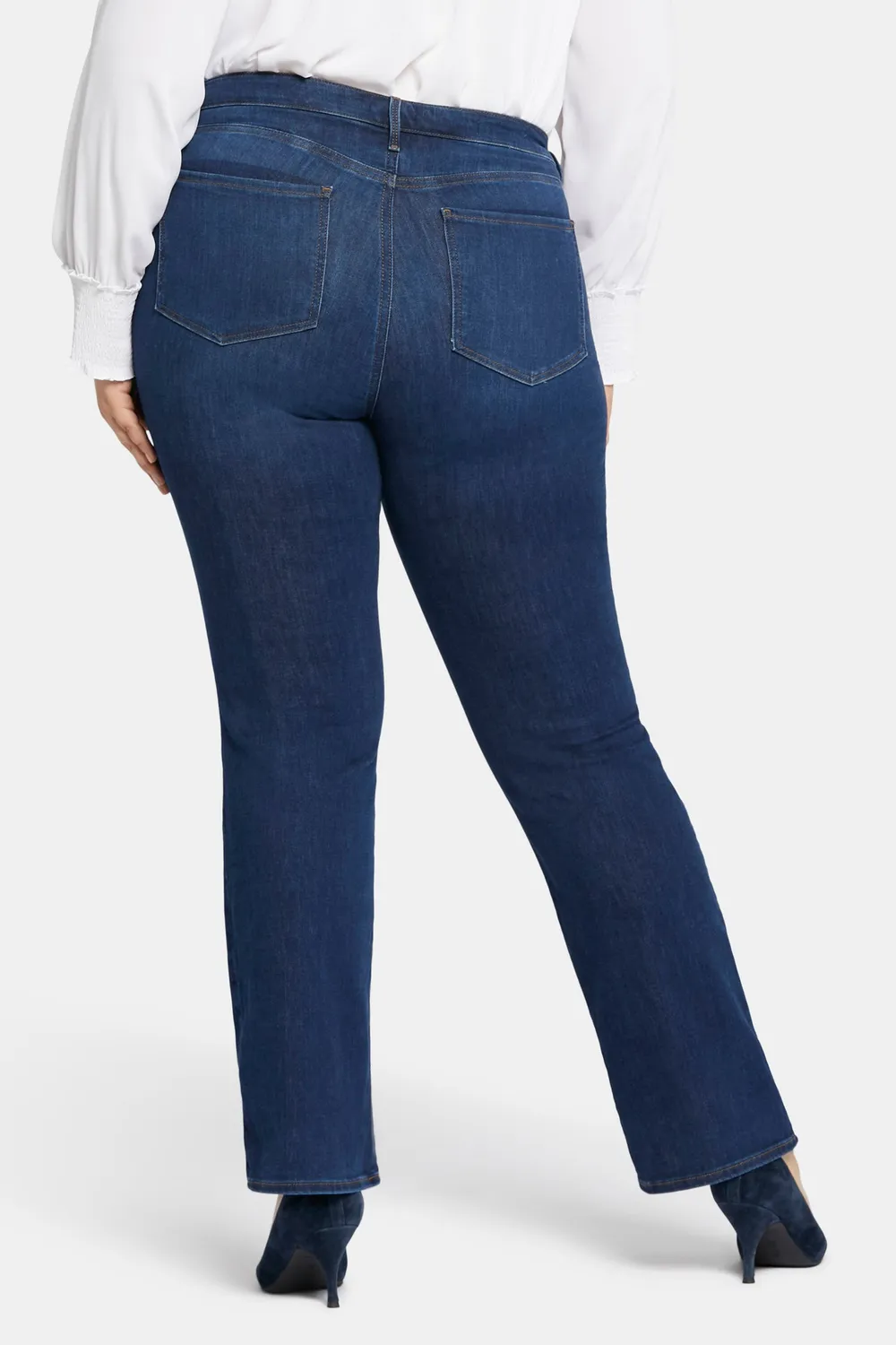 NYDJ Barbara Bootcut Jeans Plus Cooper blau