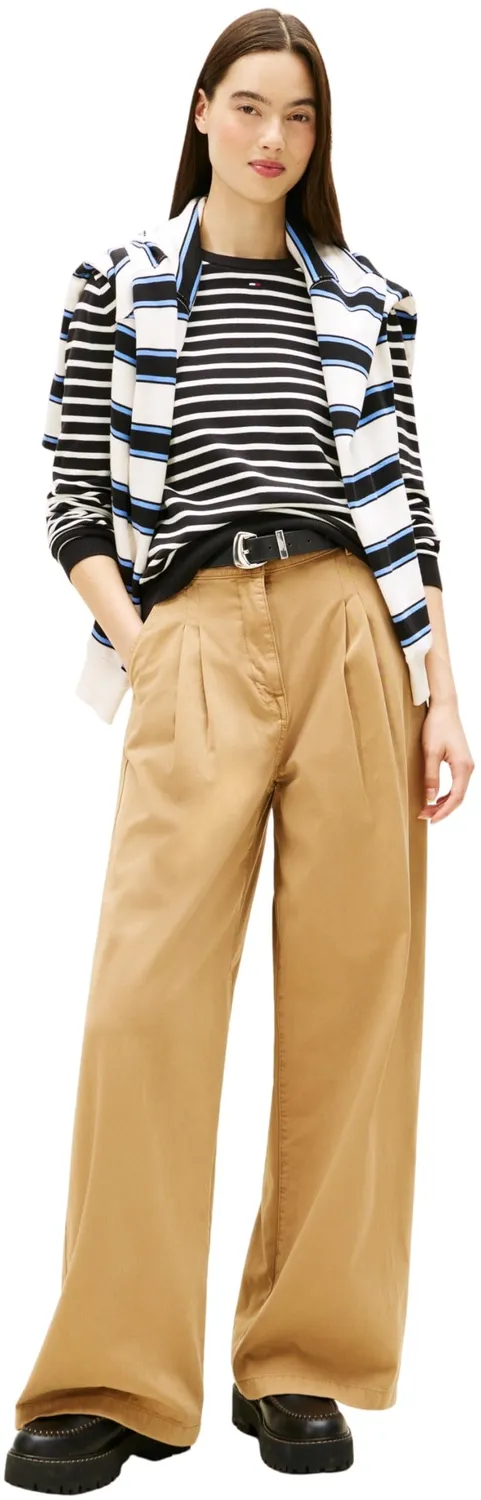 Tommy Jeans Essential Crew Pullover Damen Baumwolle
