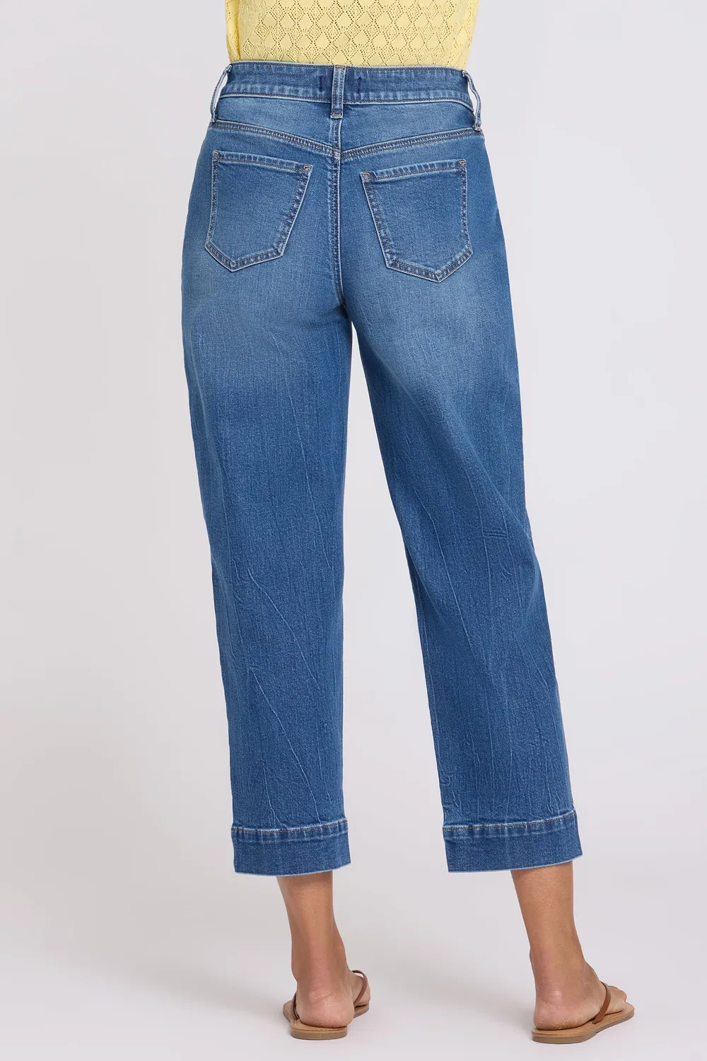 NYDJ Carrot Ankle Jeans Wild River High Rise Barrel