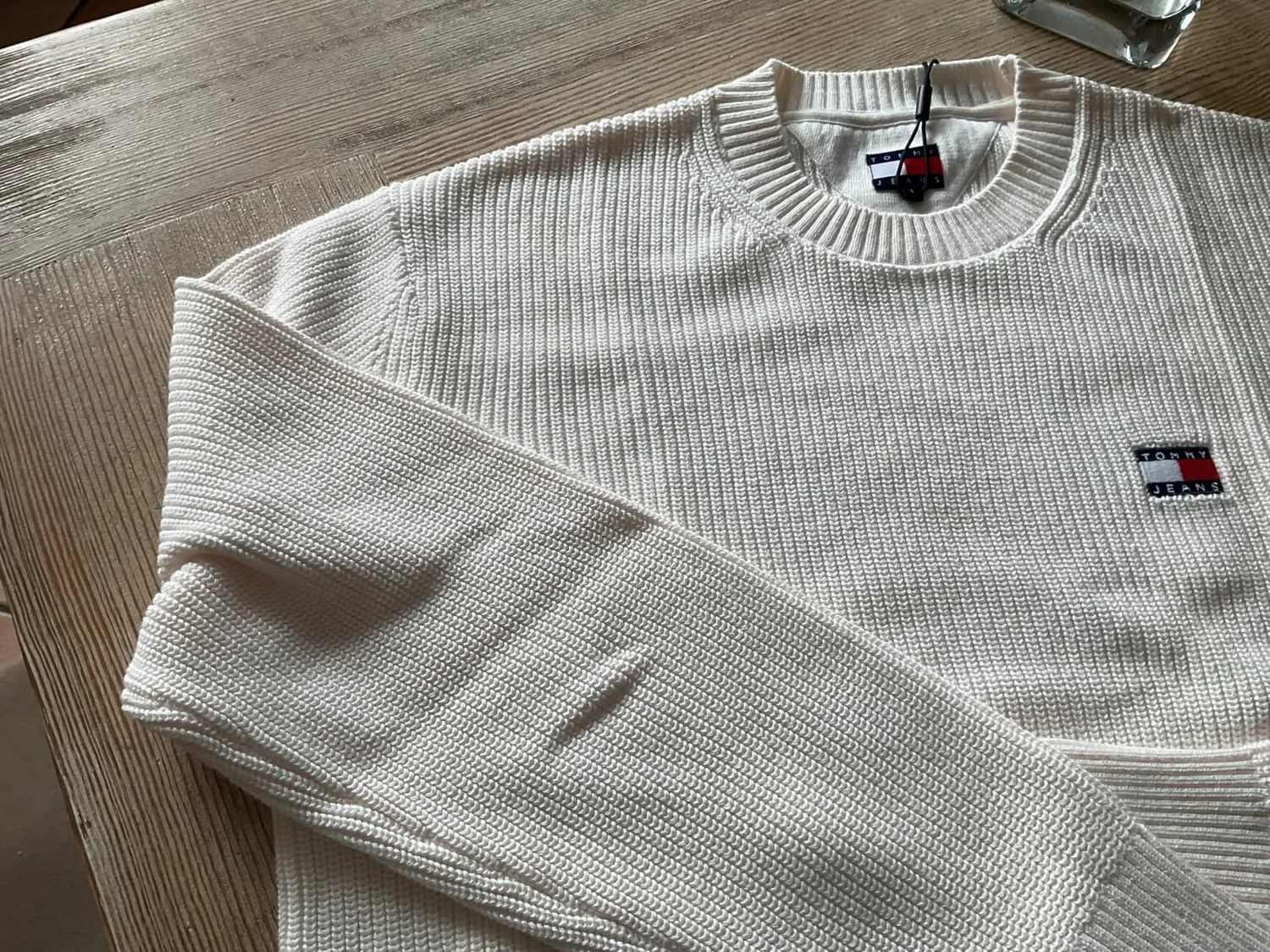 Tommy Jeans Reg Badge Dm0dm20923 Pullover XL Schwarz Strick