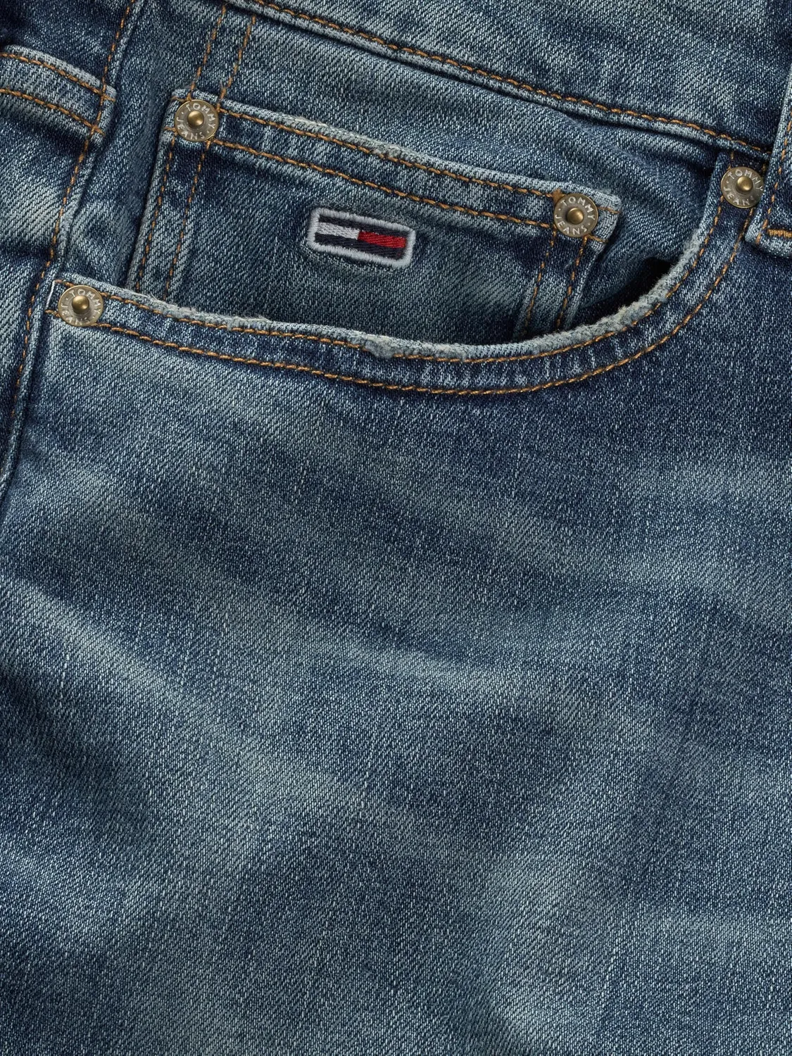 Tommy Jeans Ryan Slim Straight Jeans Herren dunkel