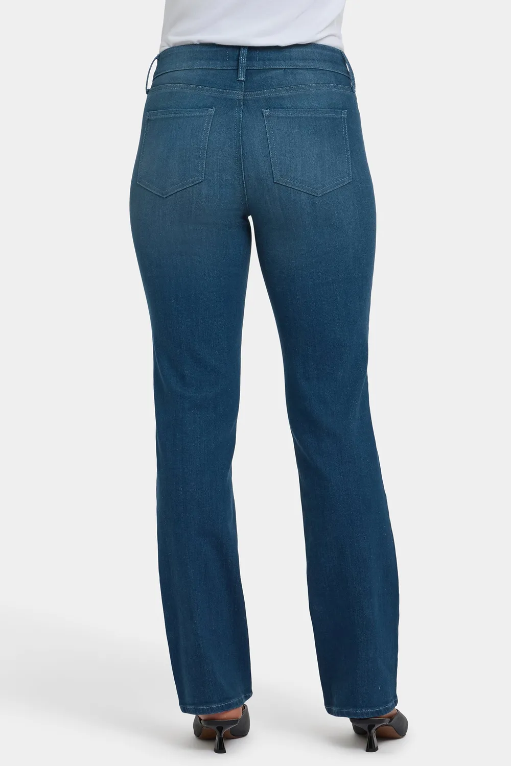 NYDJ Marilyn Straight Jeans Hugo Rain Dunkelblau