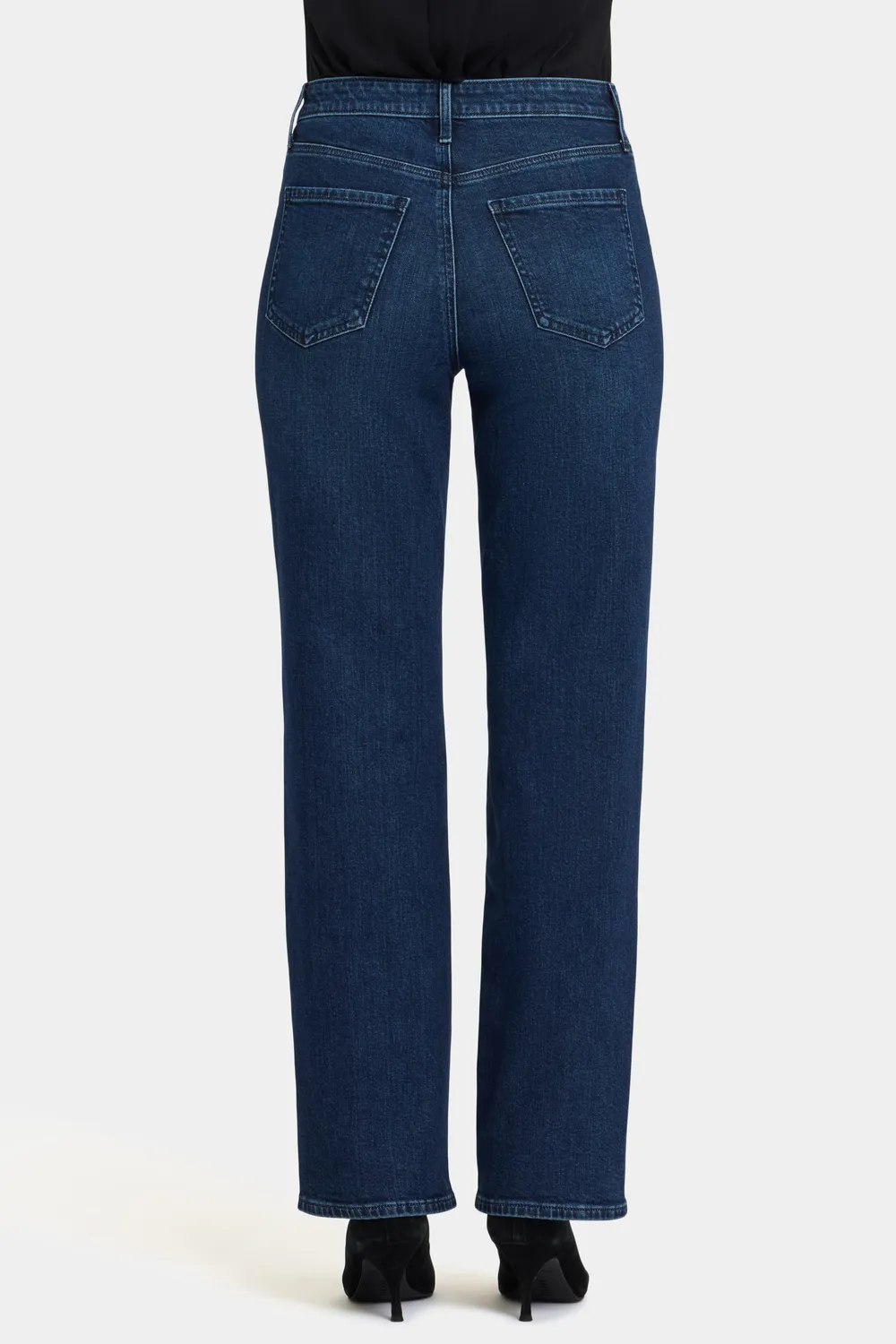NYDJ Brooke Loose Straight Jeans Louvre Sapphire Strass
