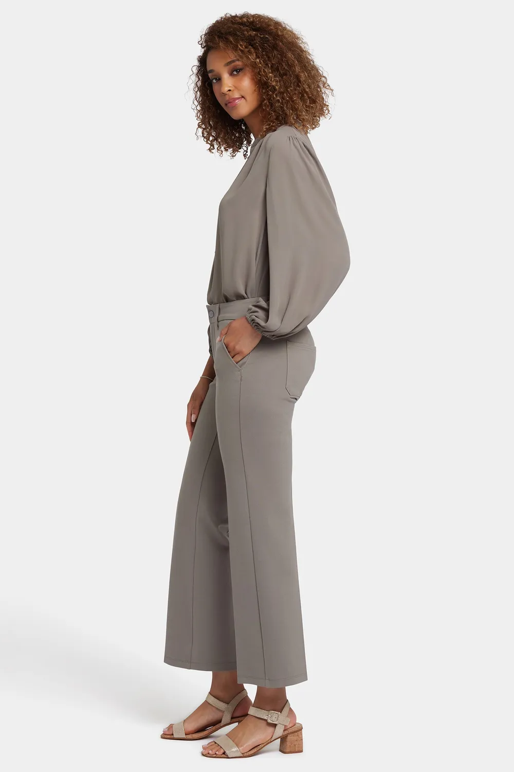 NYDJ Straight Trouser Hose Saddlewood Sculpt-Her
