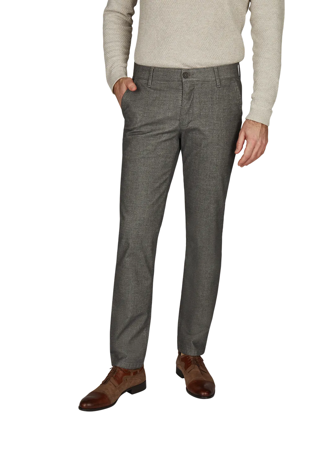 Club of Comfort Garvey 7631 Hose grau Woll-Optik