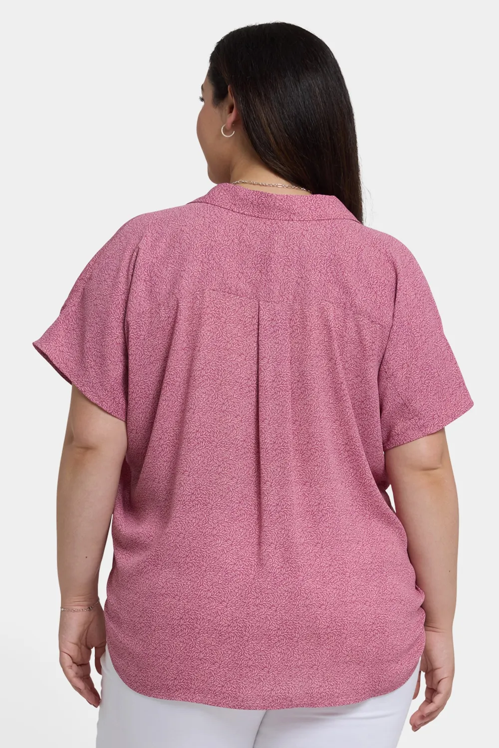 NYDJ Becky Bluse Bonavista Plus Kurzarm