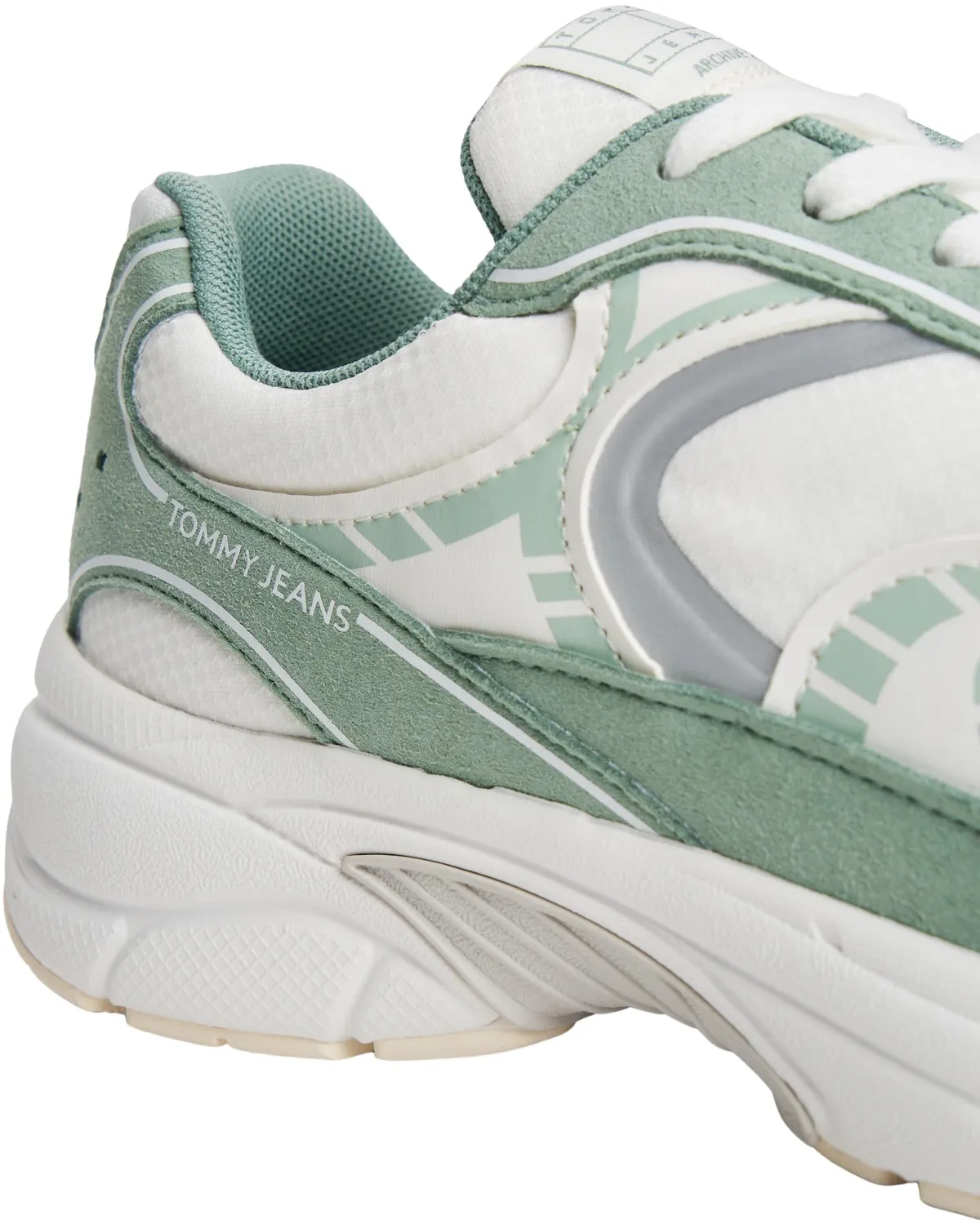 Tommy Jeans Archive 25 Low Top Sneaker Damen Weiß