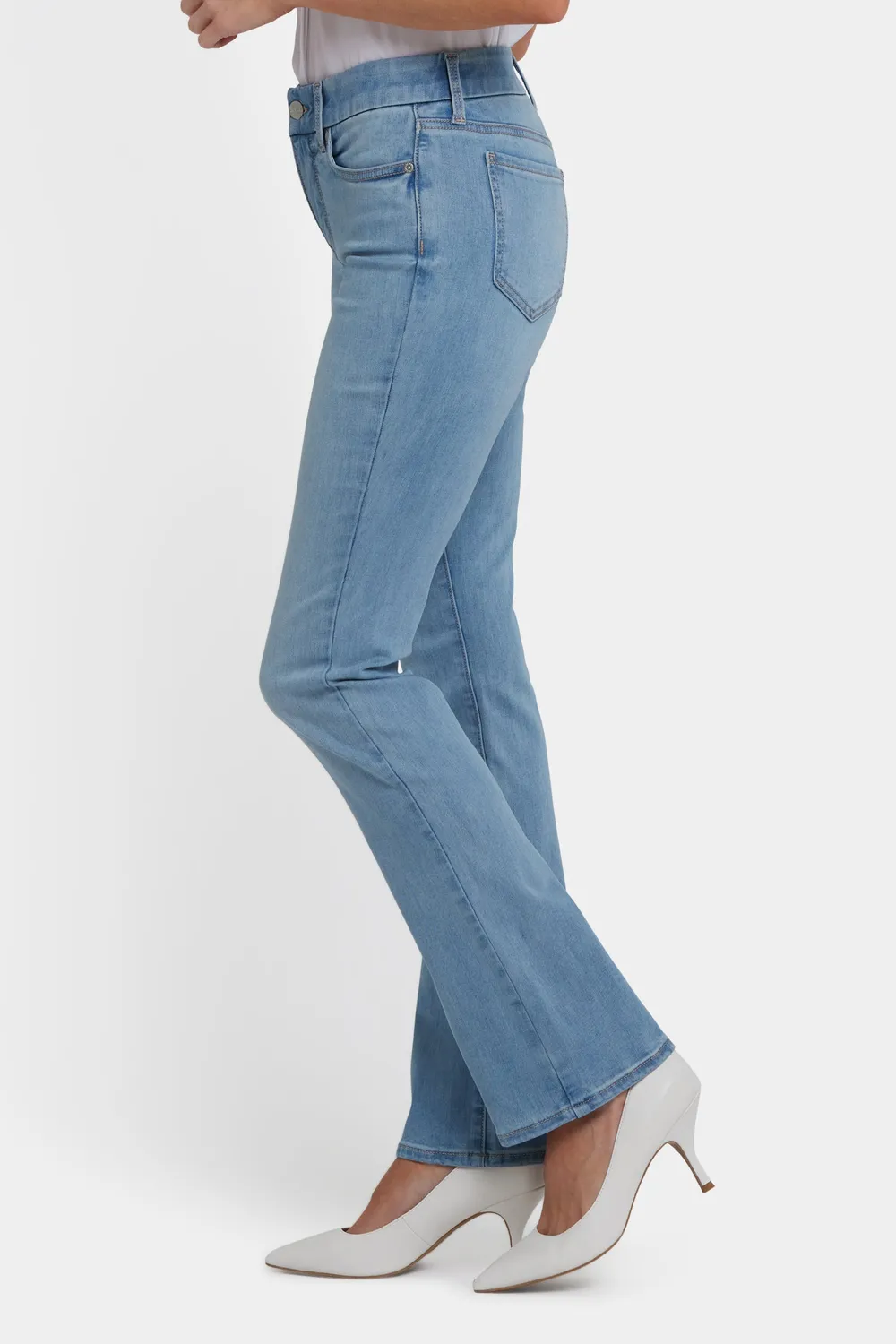 NYDJ Barbara Bootcut Jeans Heritage Glow hellblau