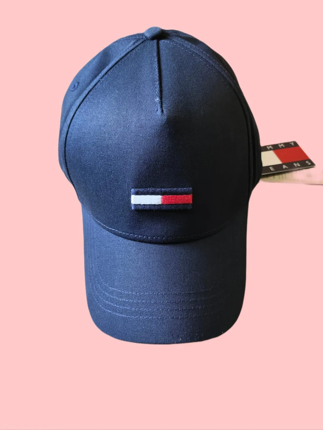 Tommy Jeans TJU Flag Basecap Schwarz Baumwolle