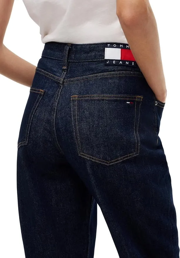 Tommy Jeans 90's Mom DW0DW23497 Damen Jeans 25W/34L High Tapered
