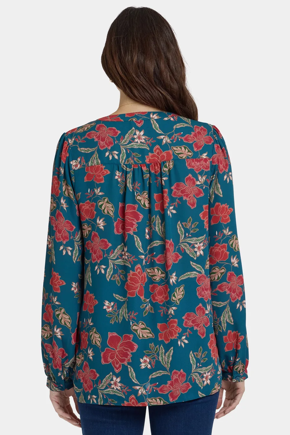 NYDJ Trinity Bluse Rue Mademoiselle Blumenmuster