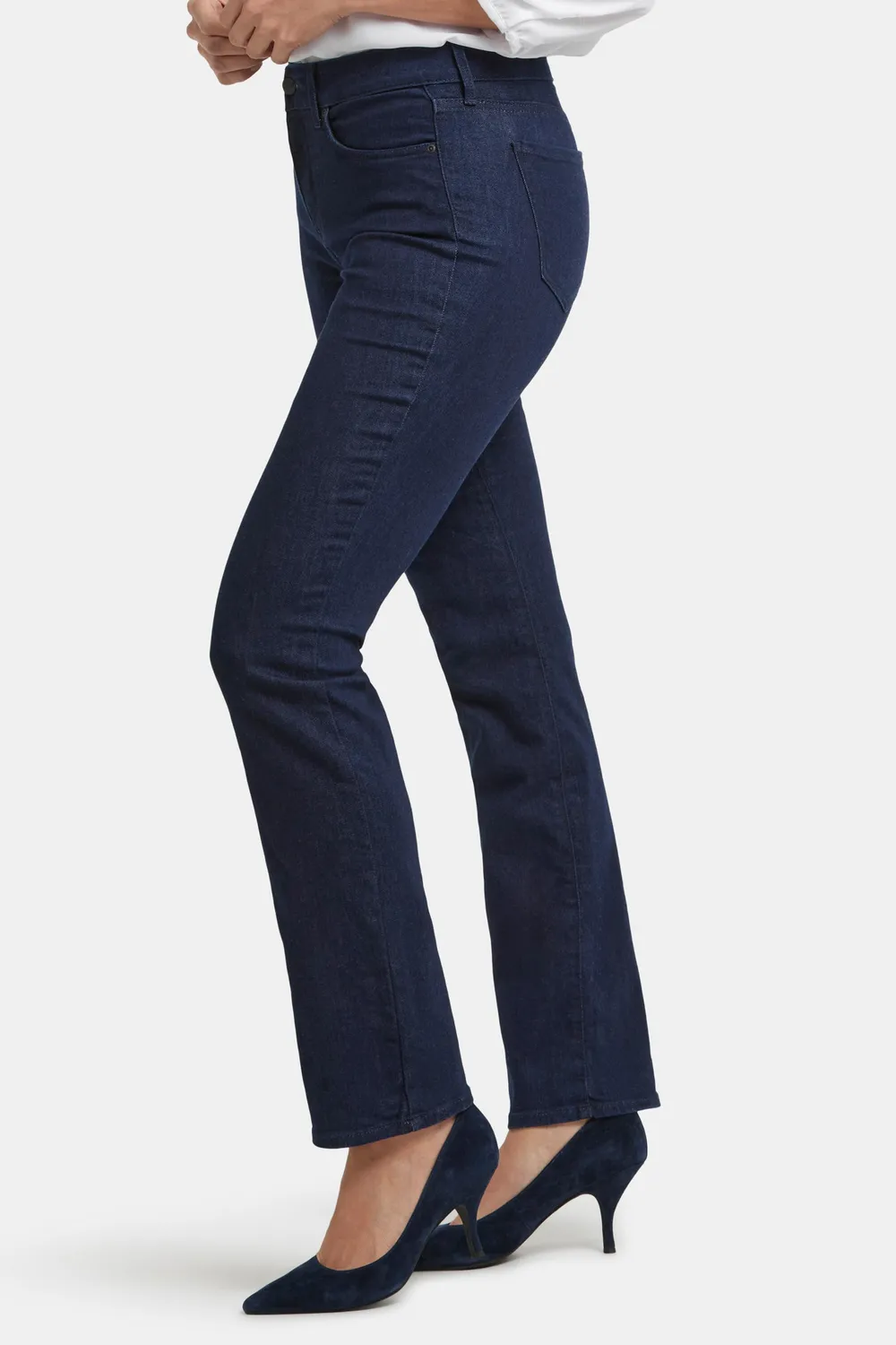 NYDJ Marilyn Straight Jeans Rinse gerader Schnitt