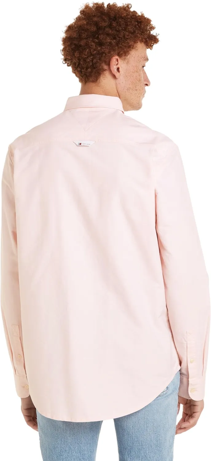 Tommy Jeans TJM DM0DM18335 Oxford-Hemd S Baumwolle
