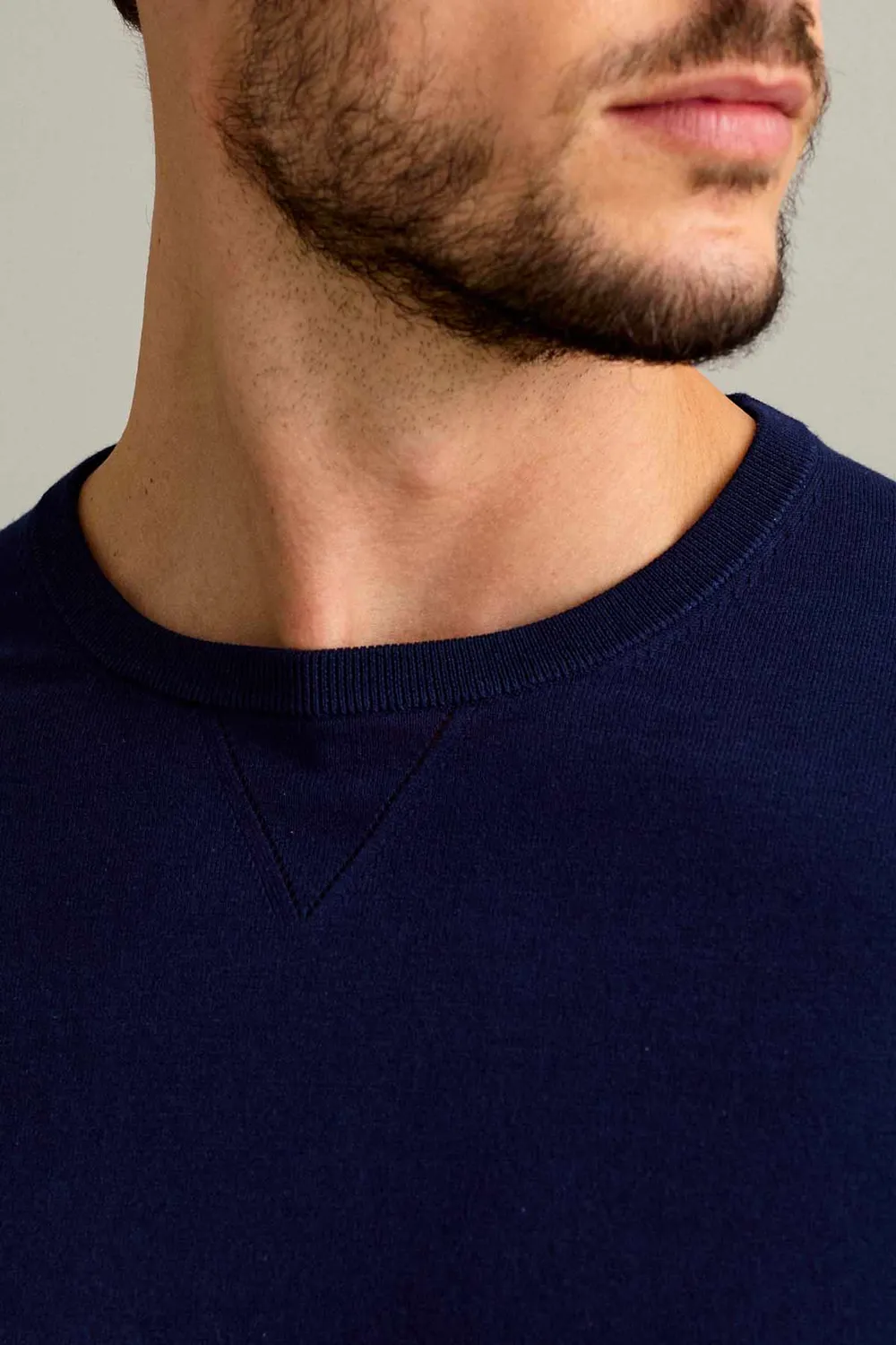 Jeckerson T-Shirt Baumwolle dunkelblau Kurzarm