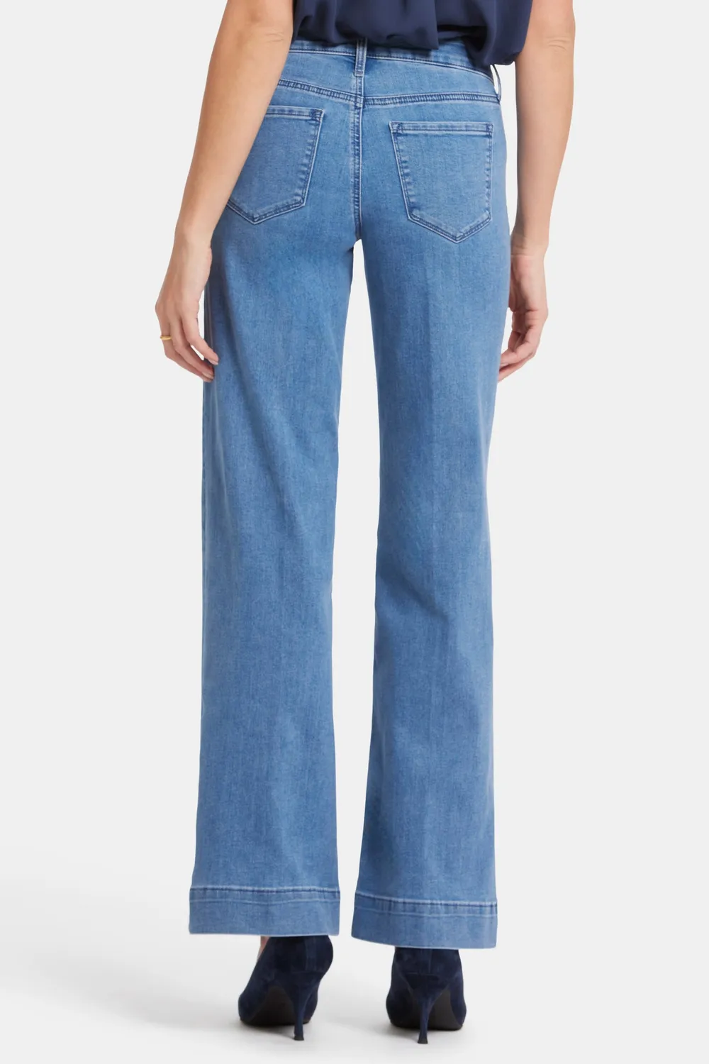 NYDJ Teresa Trouser Wide-Leg Jeans Everly hoher Bund