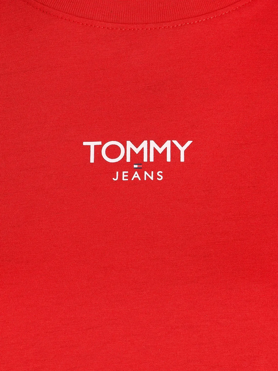 Tommy Jeans Slim Essential Rib T-Shirt Damen M Kurzarm