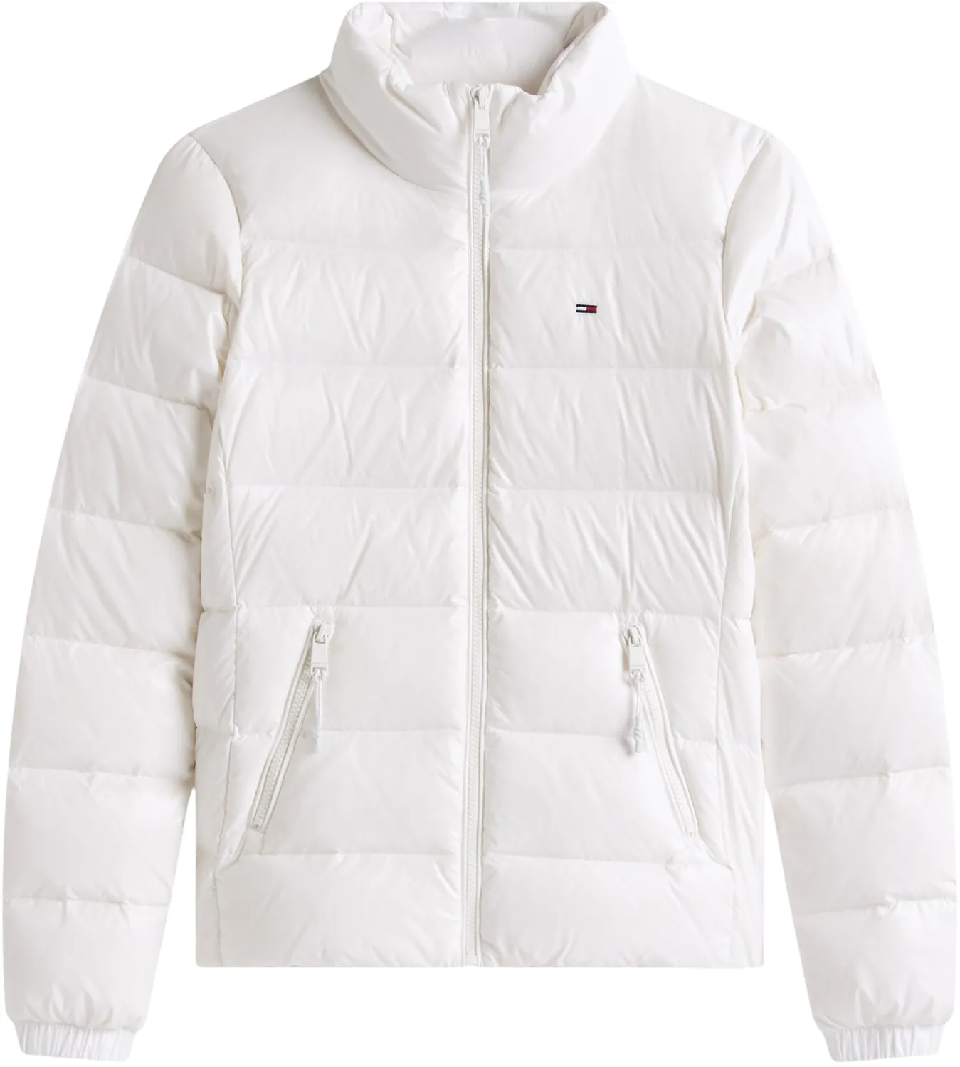 Tommy Jeans Slim Zip Print Down Pufferjacke Damen