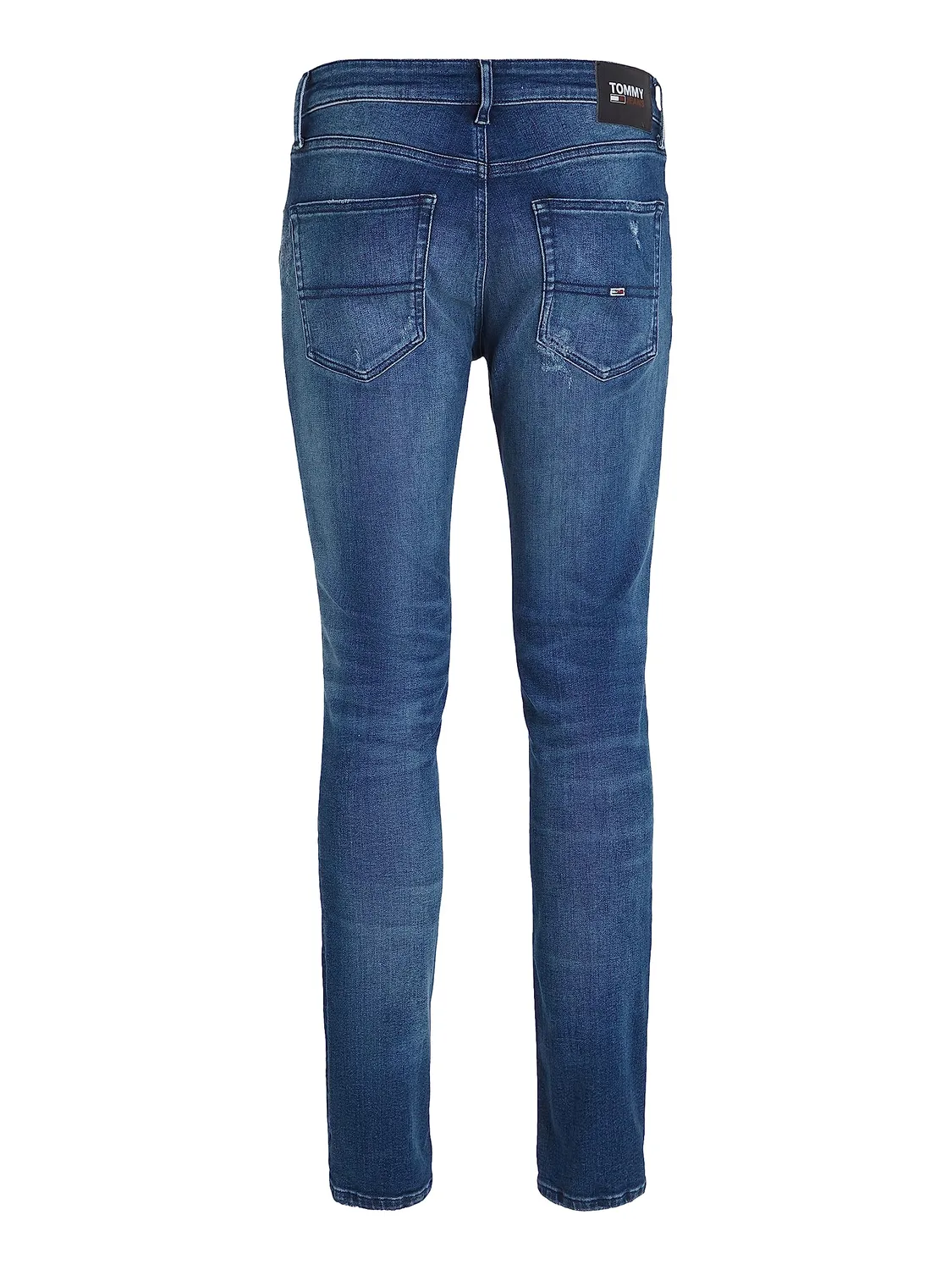 Tommy Jeans Herren Jeans Hose 32W/34L Blau Stretch Regular