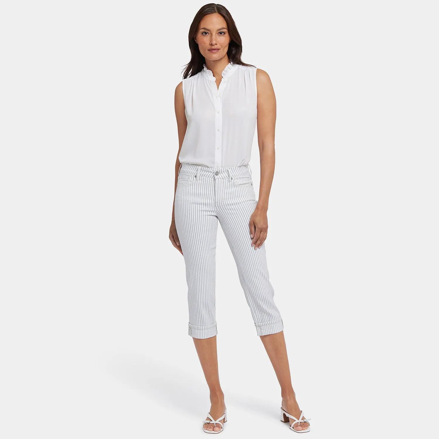 NYDJ Marilyn Straight Crop Petite Jeans Palencia