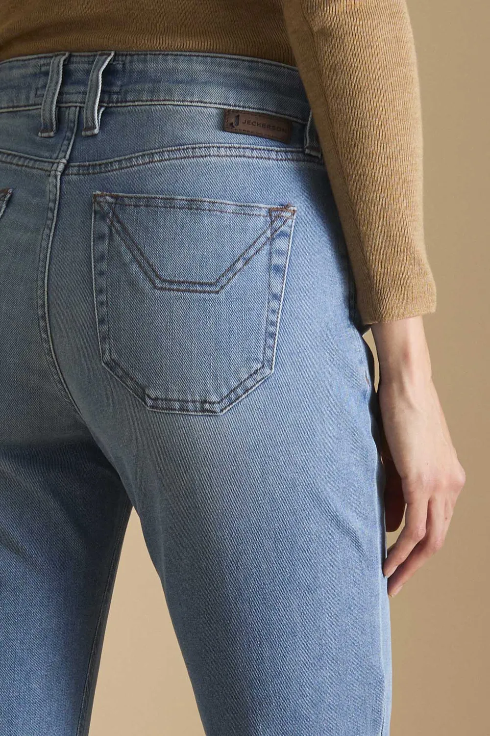 Jeckerson Jacqueline Slim Fit Jeans hellblau Damen