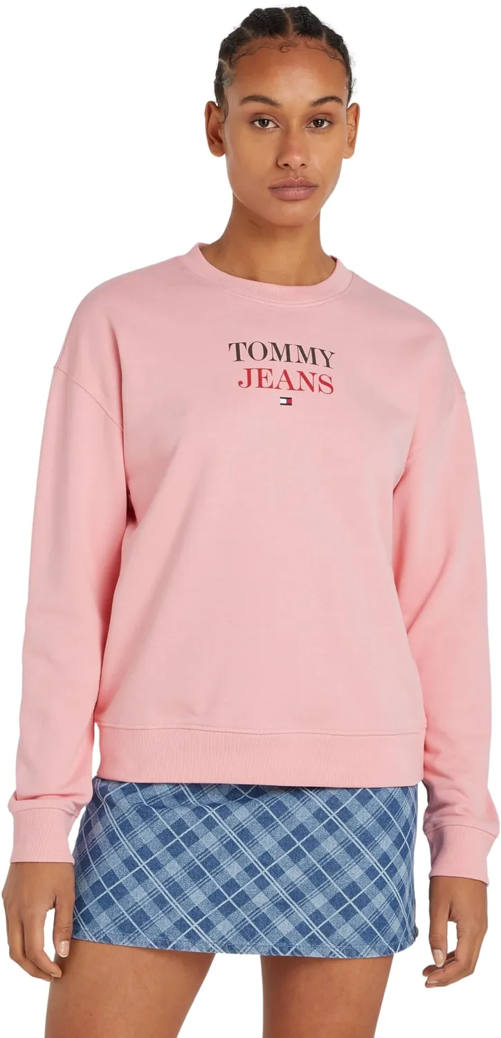 Tommy Jeans Crew Neck Sweatshirt Damen Baumwolle