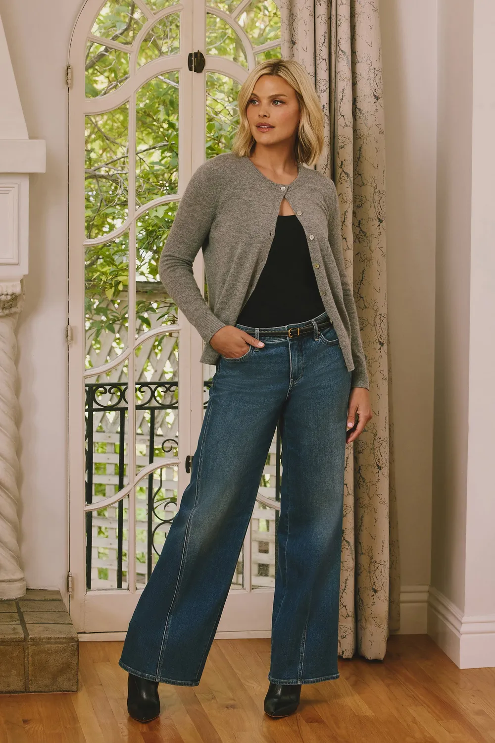 NYDJ Teresa Wide Leg Jeans Romantic Indigo Damen