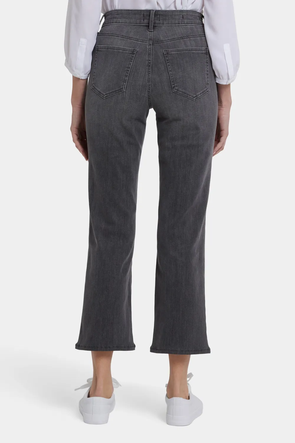 NYDJ Marilyn Straight Ankle Jeans Chateau Grau