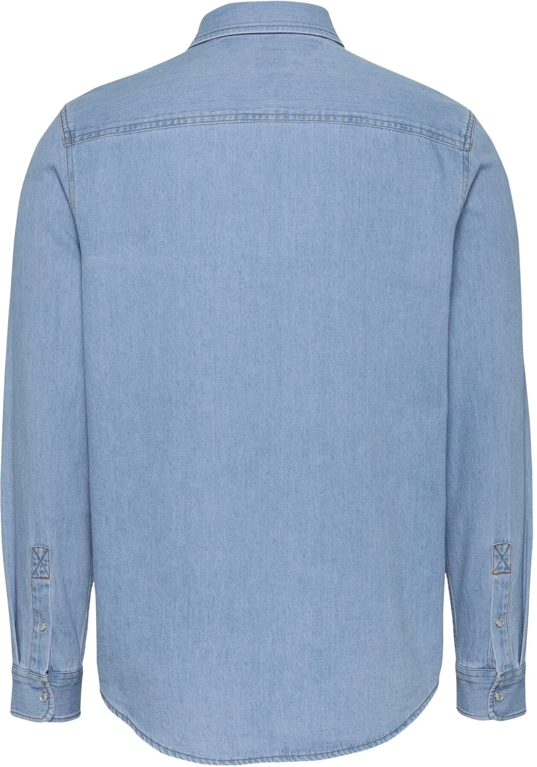 Tommy Jeans Regular Fit Herren Jeanshemd Gr. S Knopfleiste