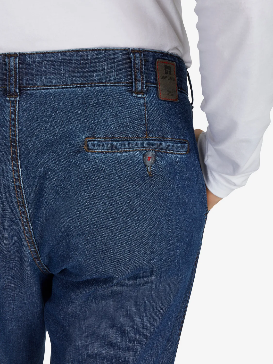 Club of Comfort Dallas 4631 Jeans jeansblau Stretch-Denim