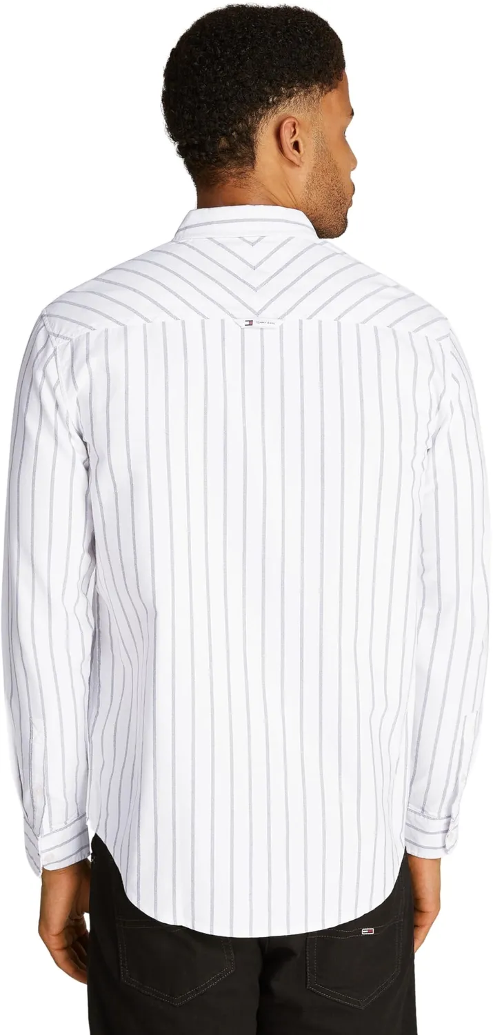 Tommy Jeans Oxford Stripe Hemd Herren S