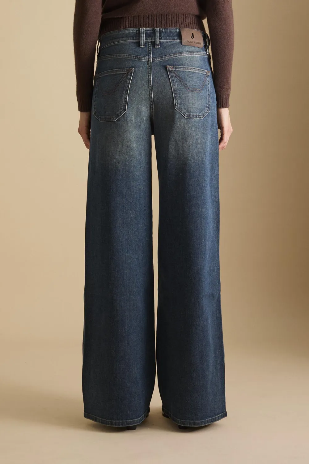 Jeckerson Jacky Jeans Palazzo Fit dunkelblau Damen