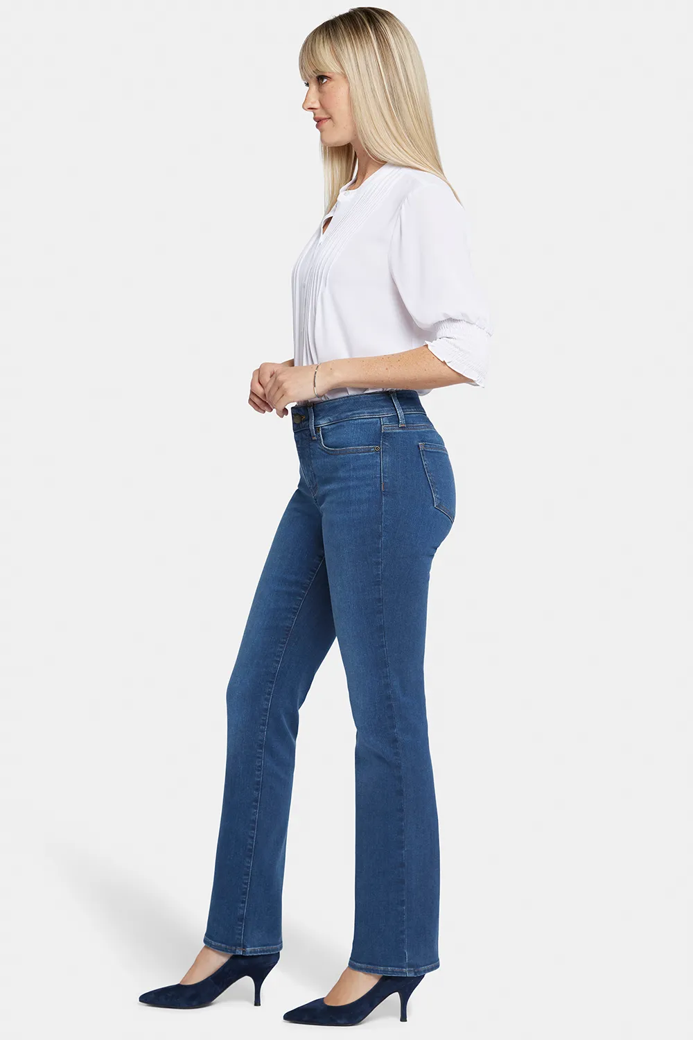 NYDJ Marilyn Straight Jeans Presidio blau straight