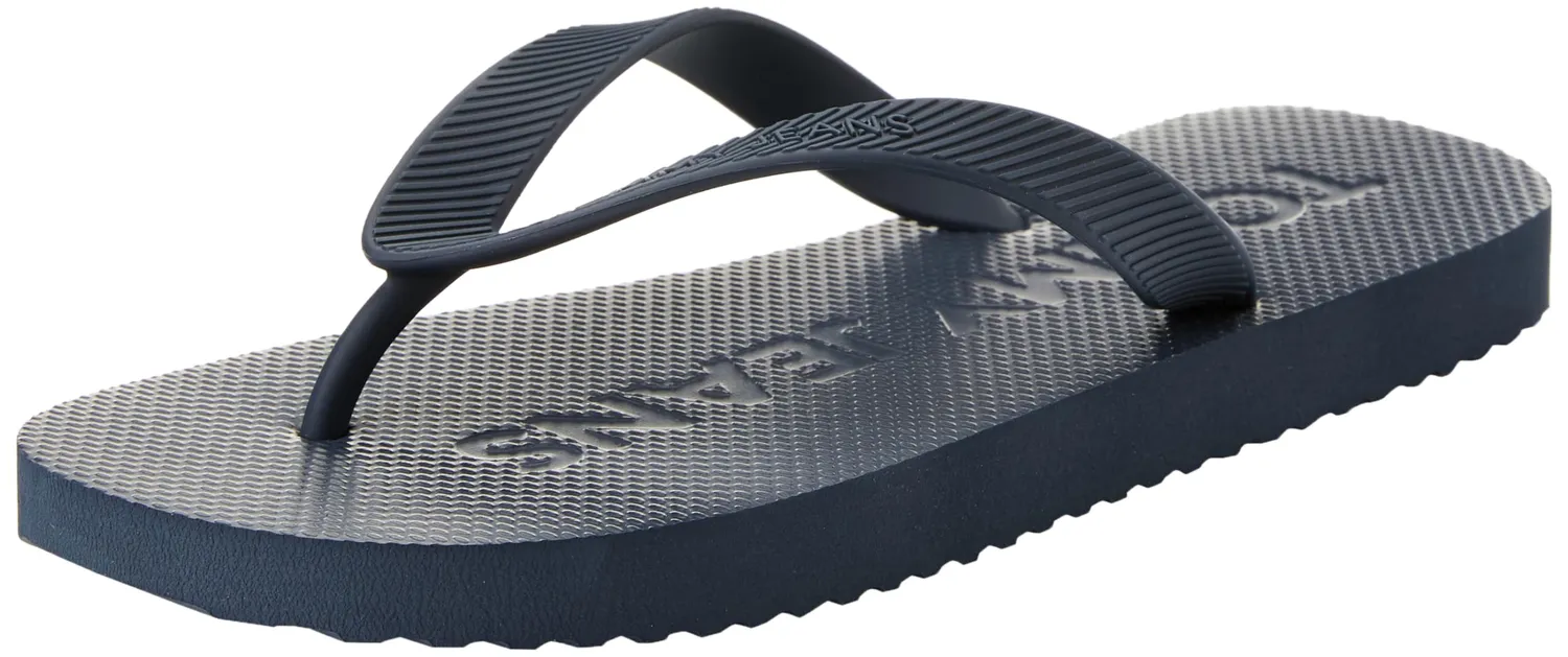 Tommy Jeans Logo Flip Flop Zehentrenner Schwarz