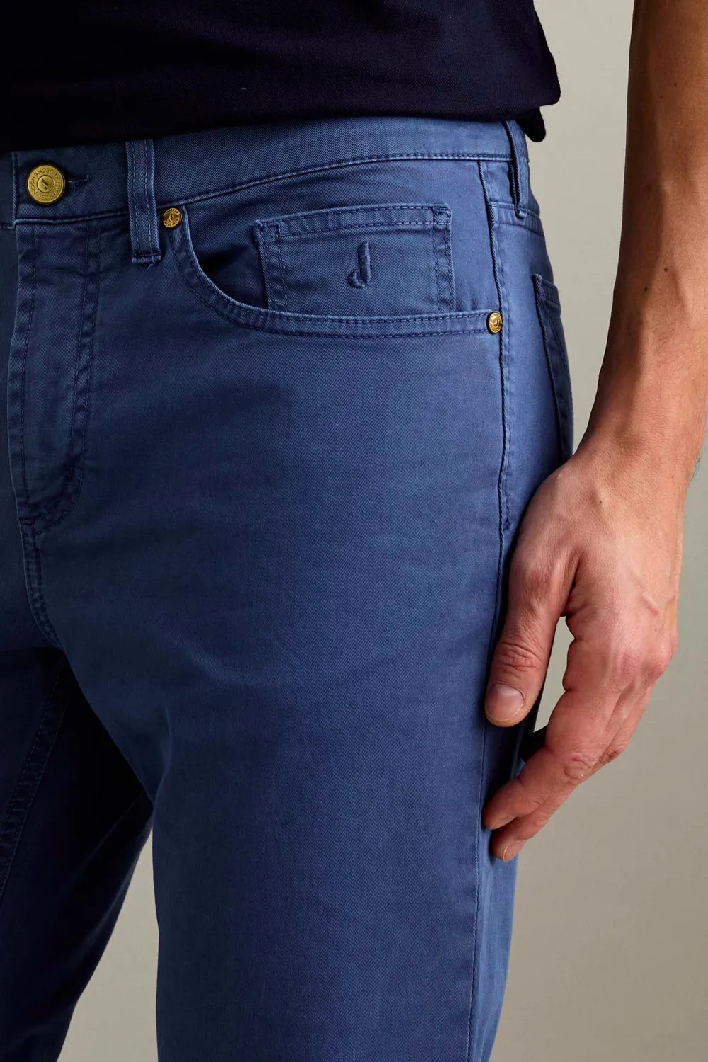 Jeckerson Jordan Hose Herren blau Slim Fit