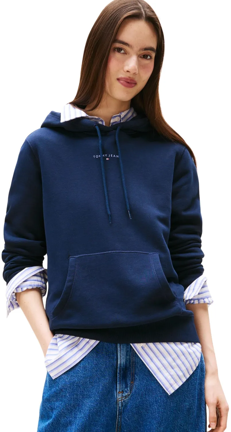 Tommy Jeans Linear Hoodie Damen XL mit Kapuze